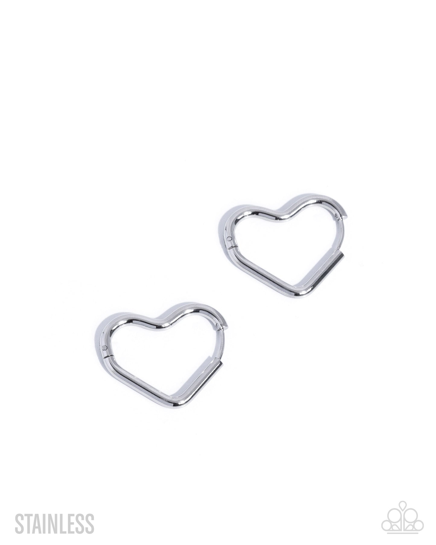 Smitten Sass - silver - Paparazzi earrings