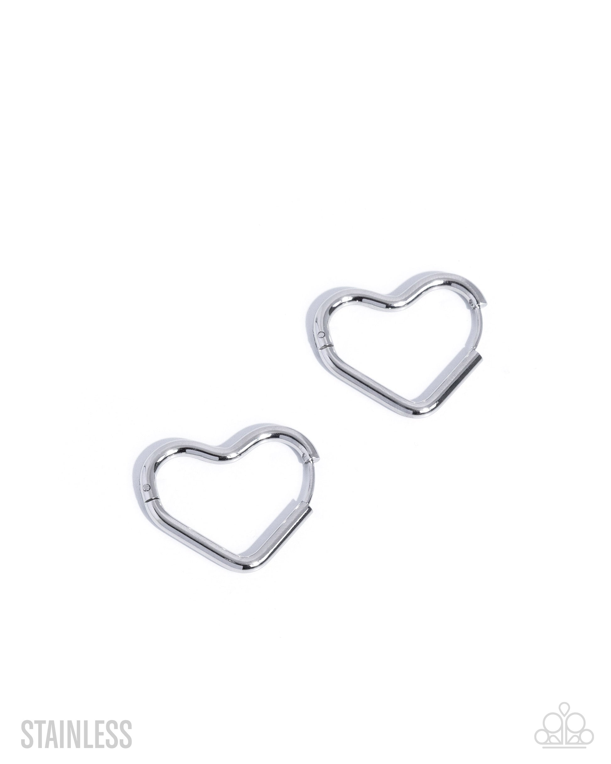Smitten Sass - silver - Paparazzi earrings