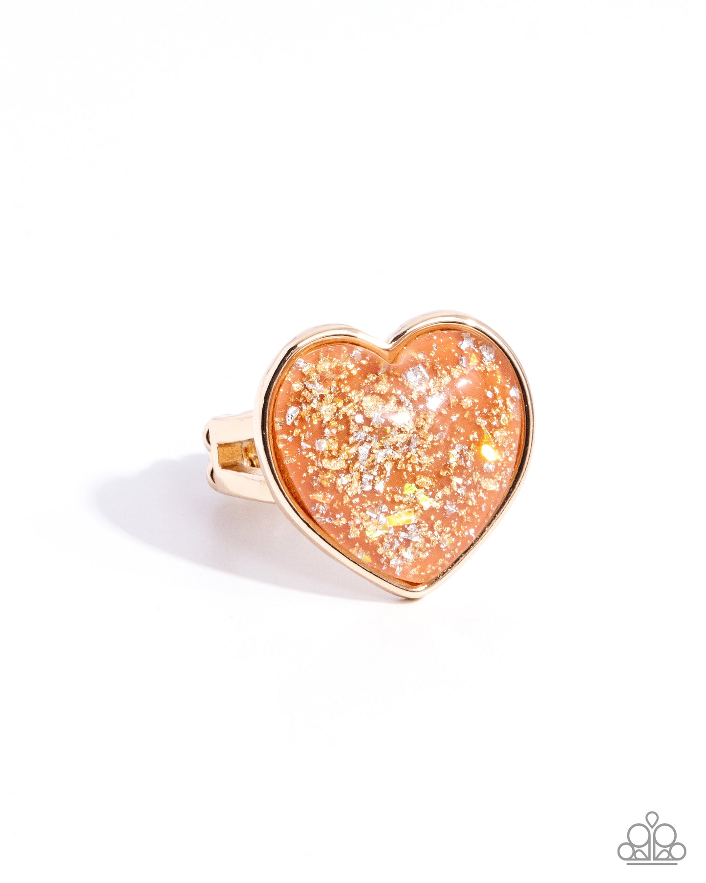 Smitten Season - orange - Paparazzi ring