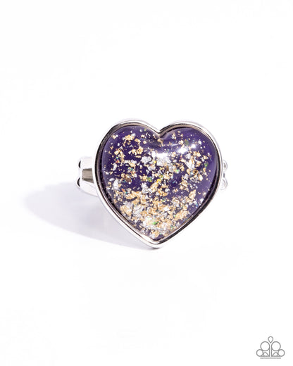 Smitten Season - purple - Paparazzi ring