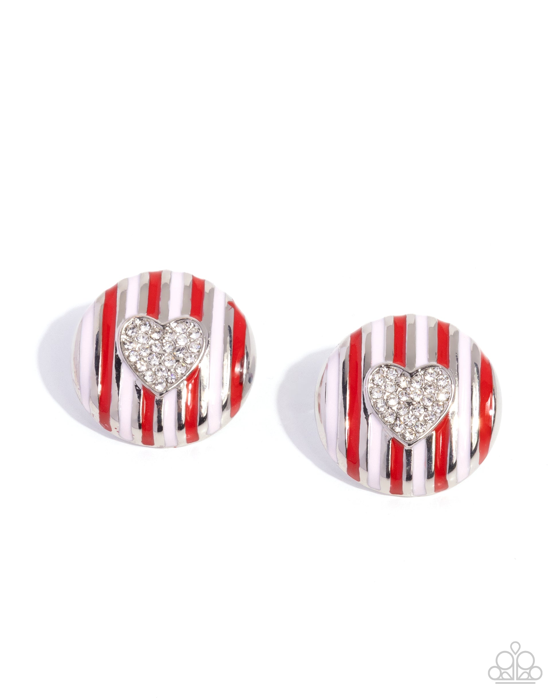 Smitten Stripes - multi - Paparazzi earrings