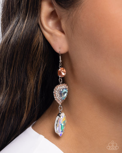 Smitten Sway - multi - Paparazzi earrings