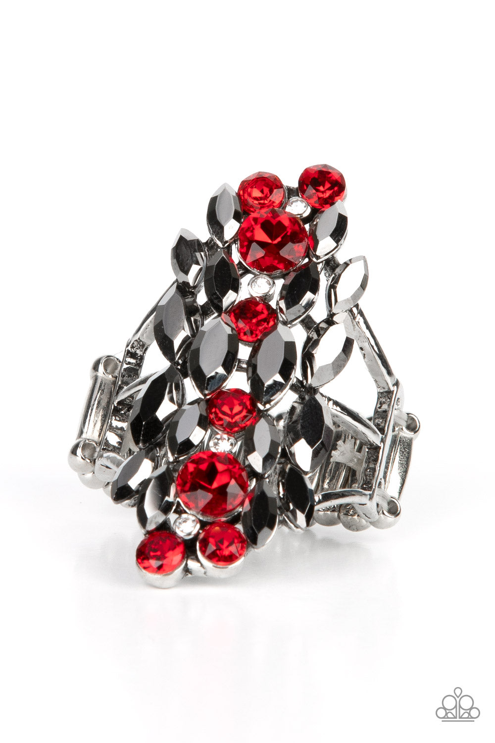 Smoky Smolder - Red - Paparazzi Ring – JewelryBlingThing