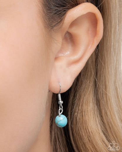 Smoldering Stones - blue - Paparazzi necklace