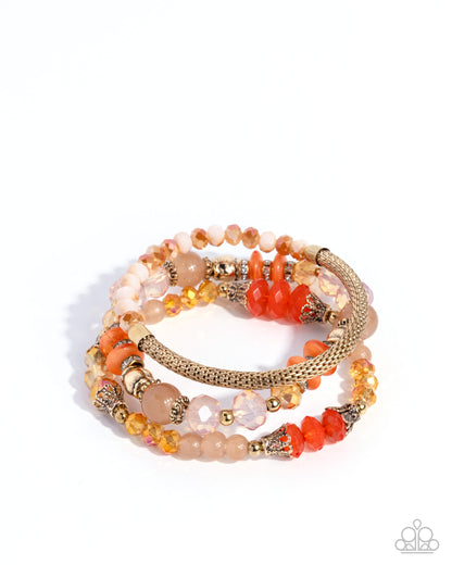 Smooth Scope - orange - Paparazzi bracelet