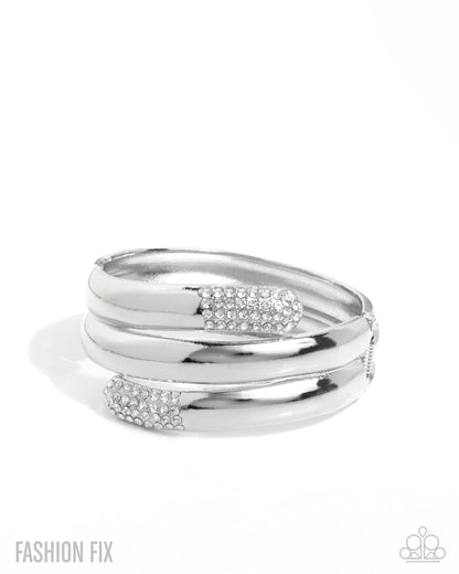 Smooth Similarity - white - Paparazzi bracelet