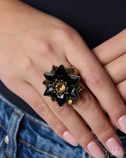 Smooth Singularity - brass - Paparazzi ring