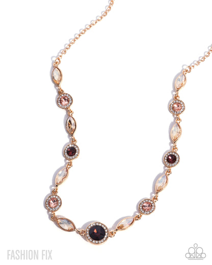 Smooth Sophistication - gold - Paparazzi necklace