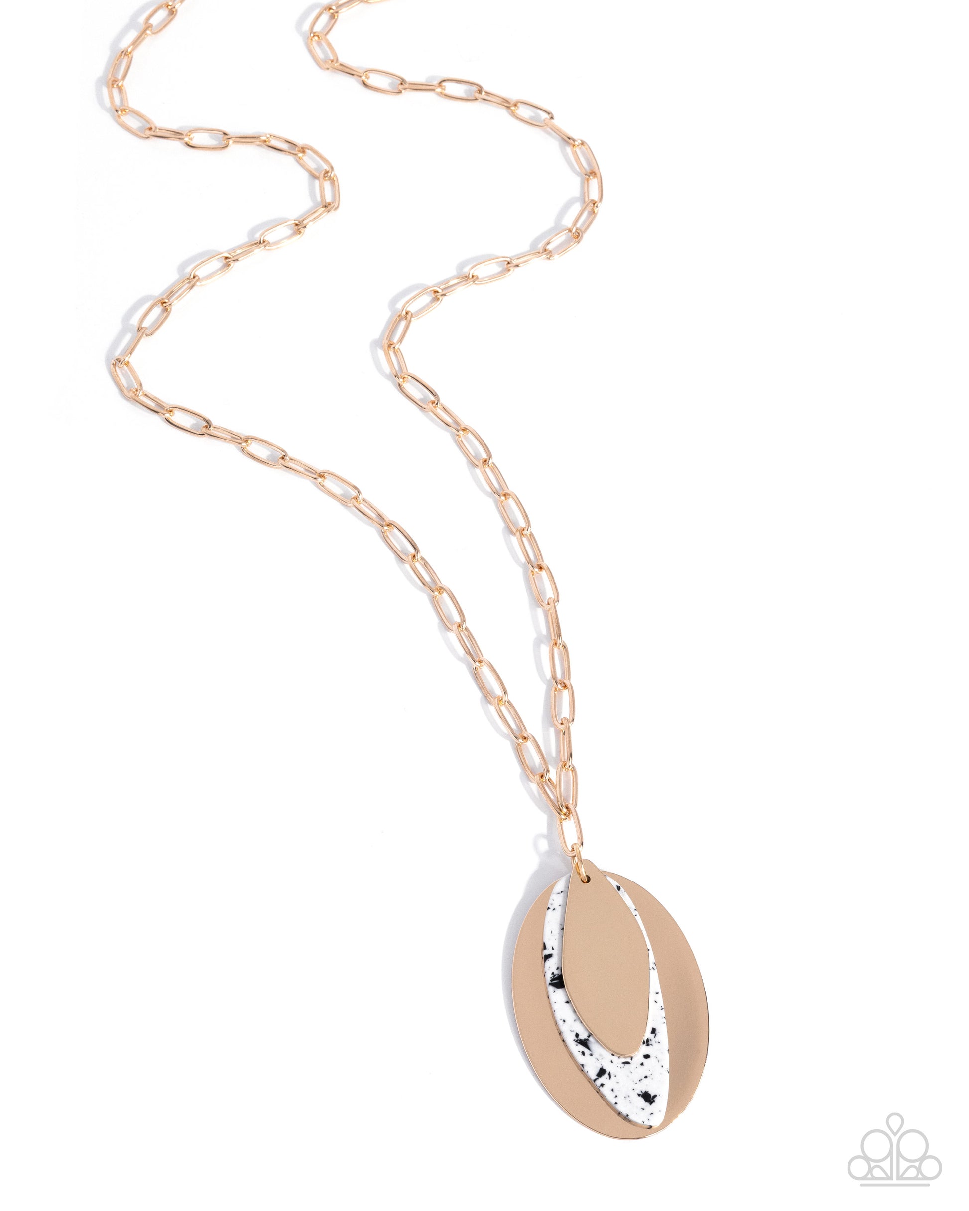 Smooth Surprise - white - Paparazzi necklace