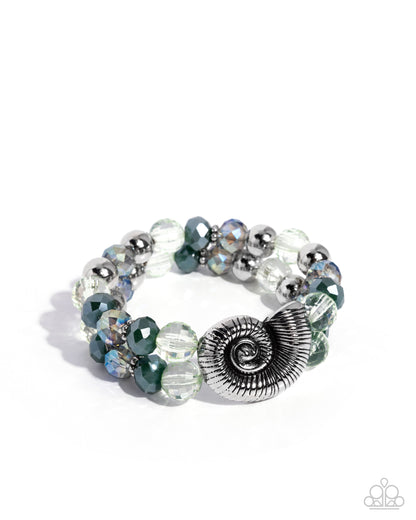 Snail Shimmer - green - Paparazzi bracelet