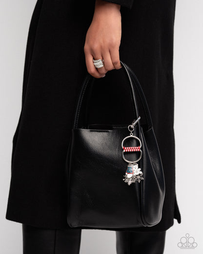 Snow Day - multi - Paparazzi Christmas bag charm