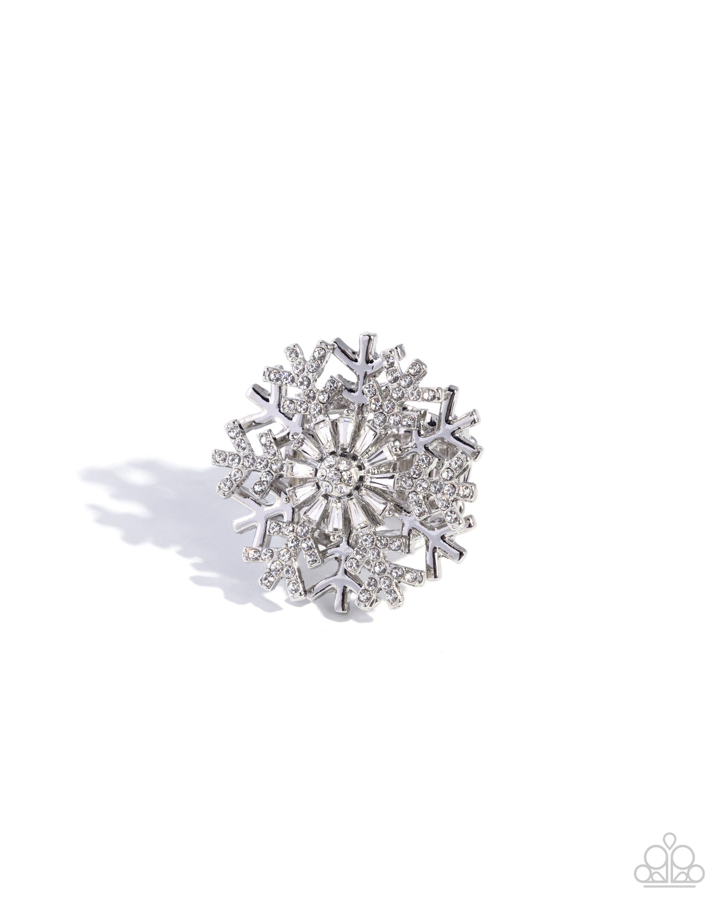 Snowflake Sensation - white - Paparazzi ring