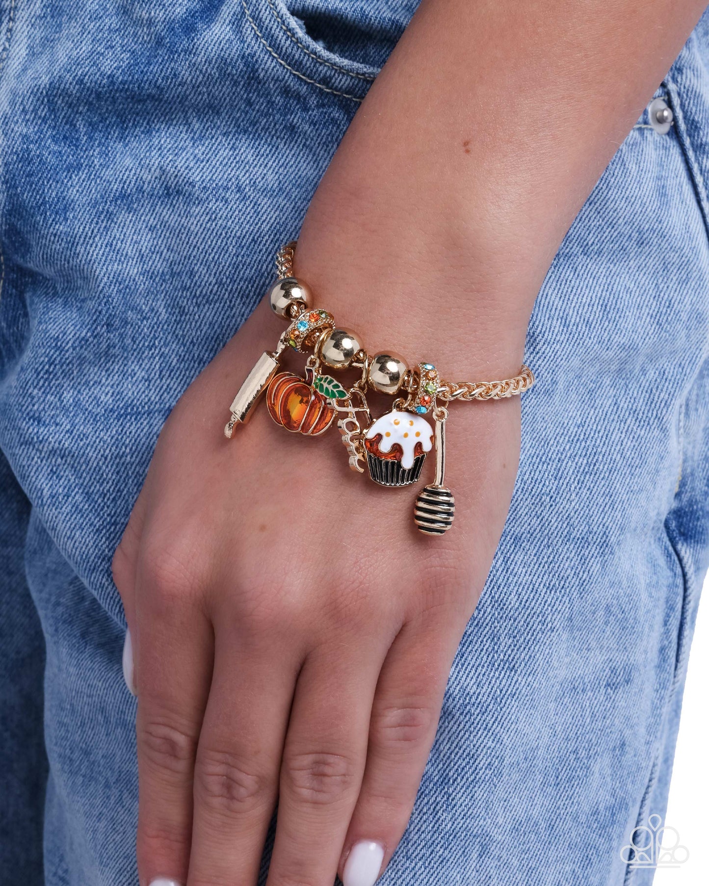 So Much to be Thankful For - gold - Paparazzi bracelet