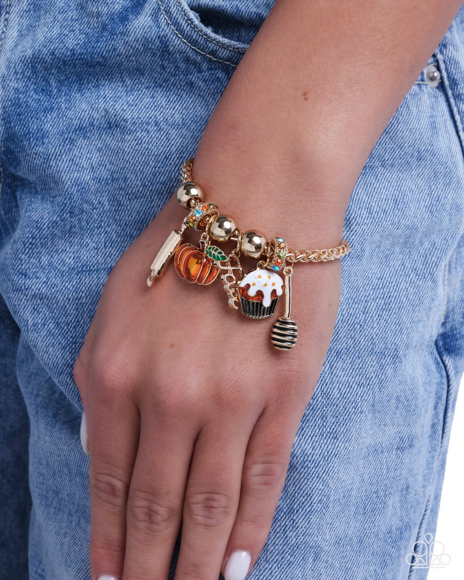So Much to be Thankful For - gold - Paparazzi bracelet