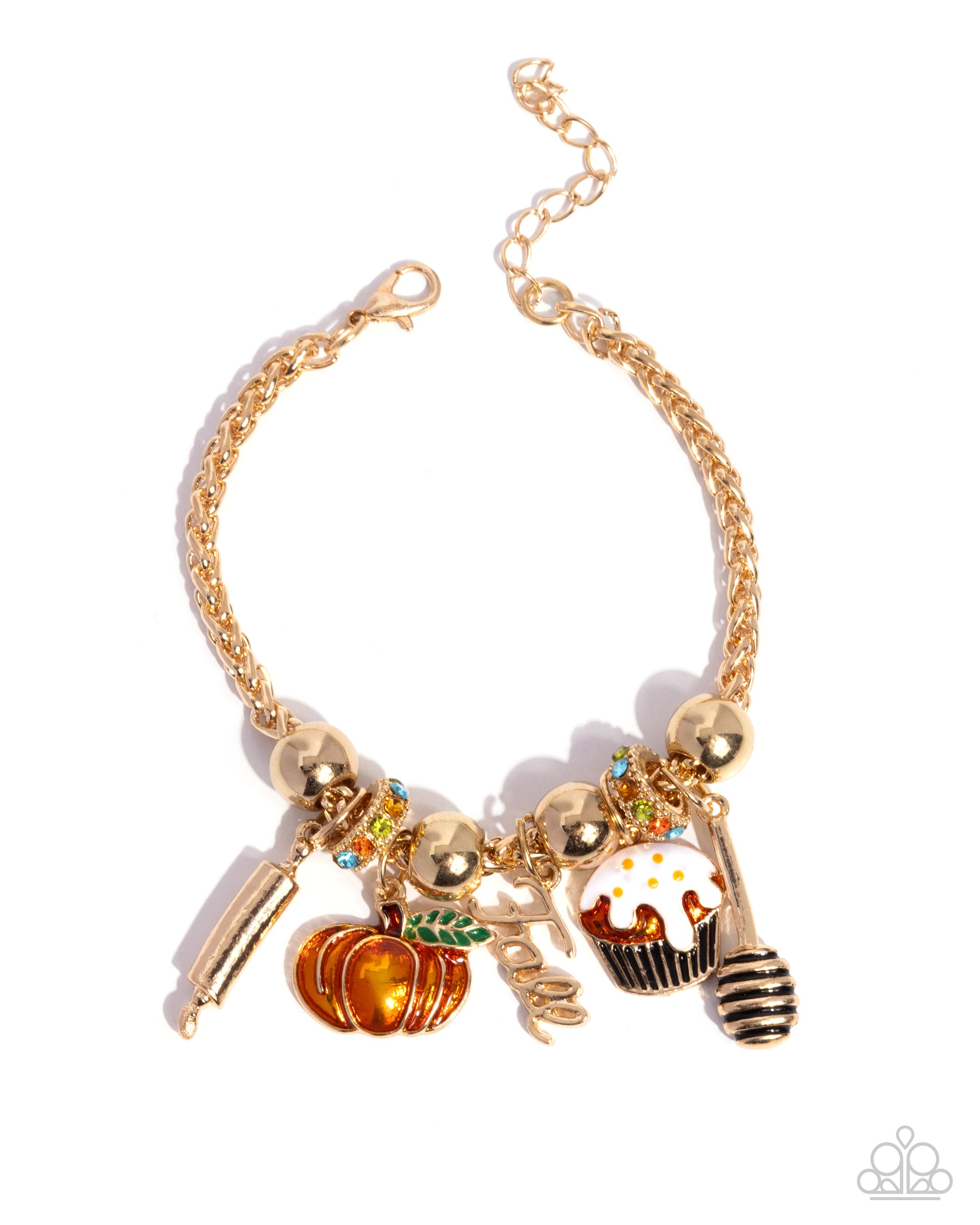 So Much to be Thankful For - gold - Paparazzi bracelet