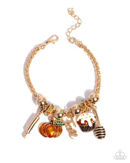 So Much to be Thankful For - gold - Paparazzi bracelet