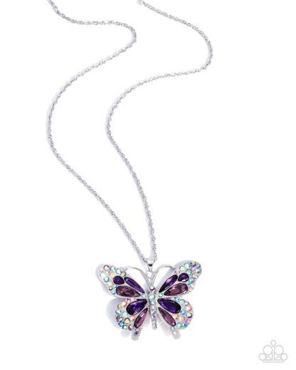 Soaring Shanty - purple - Paparazzi necklace