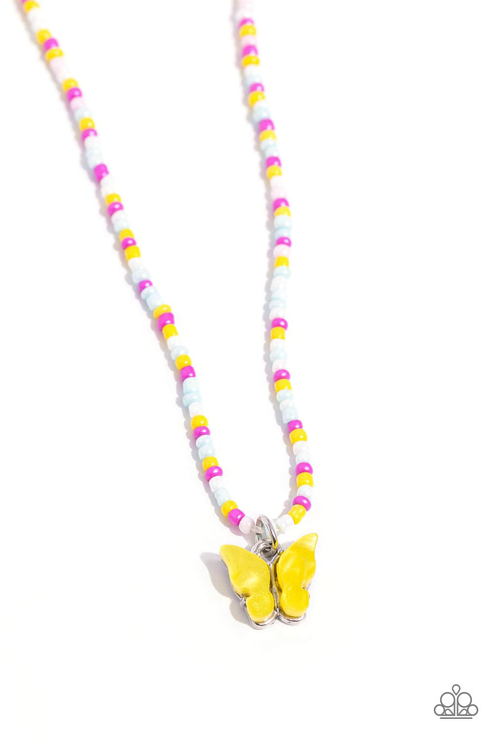 Soaring Shell - yellow - Paparazzi necklace