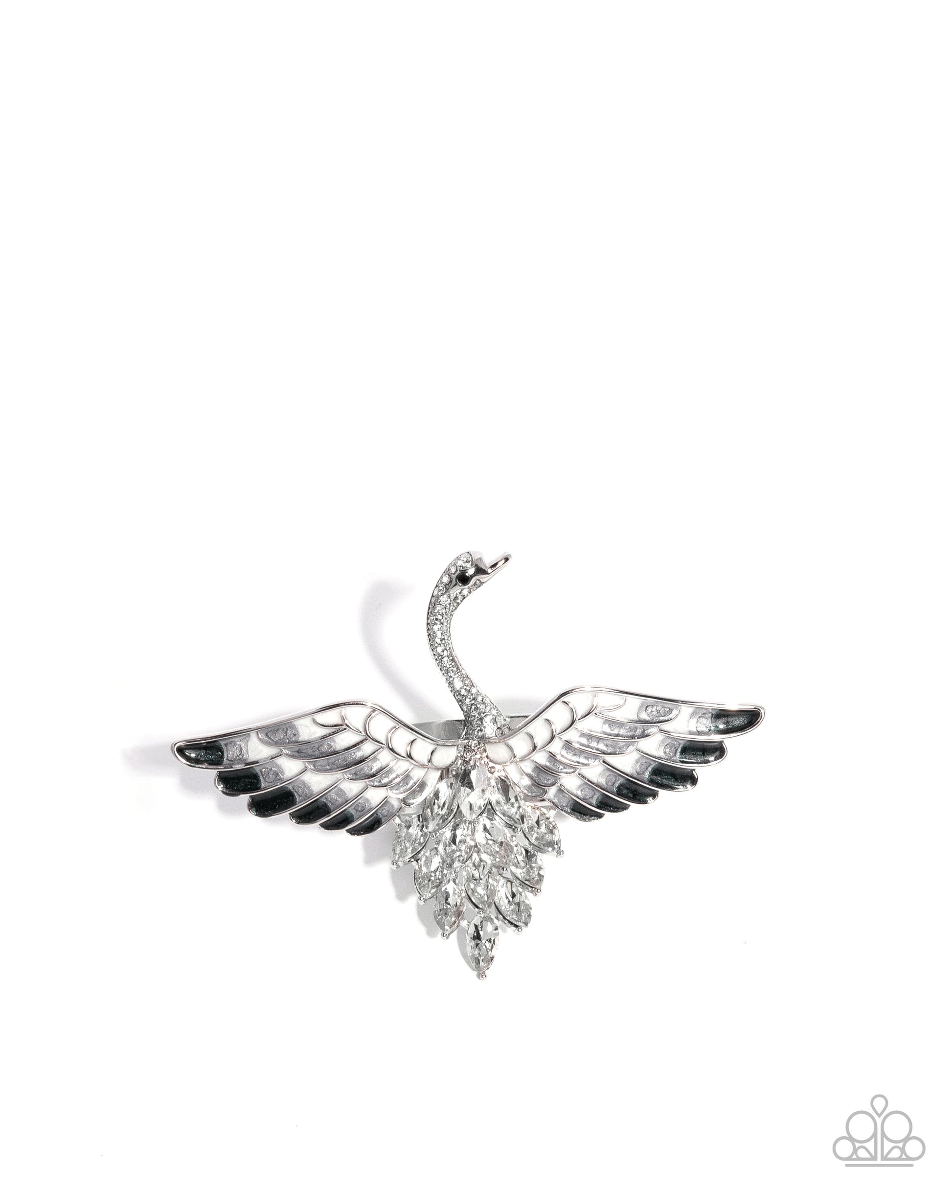 Soaring Swan - silver - Paparazzi ring