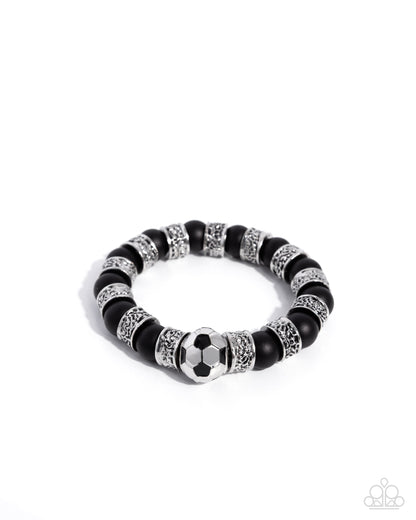 Soccer Champ - black - Paparazzi bracelet