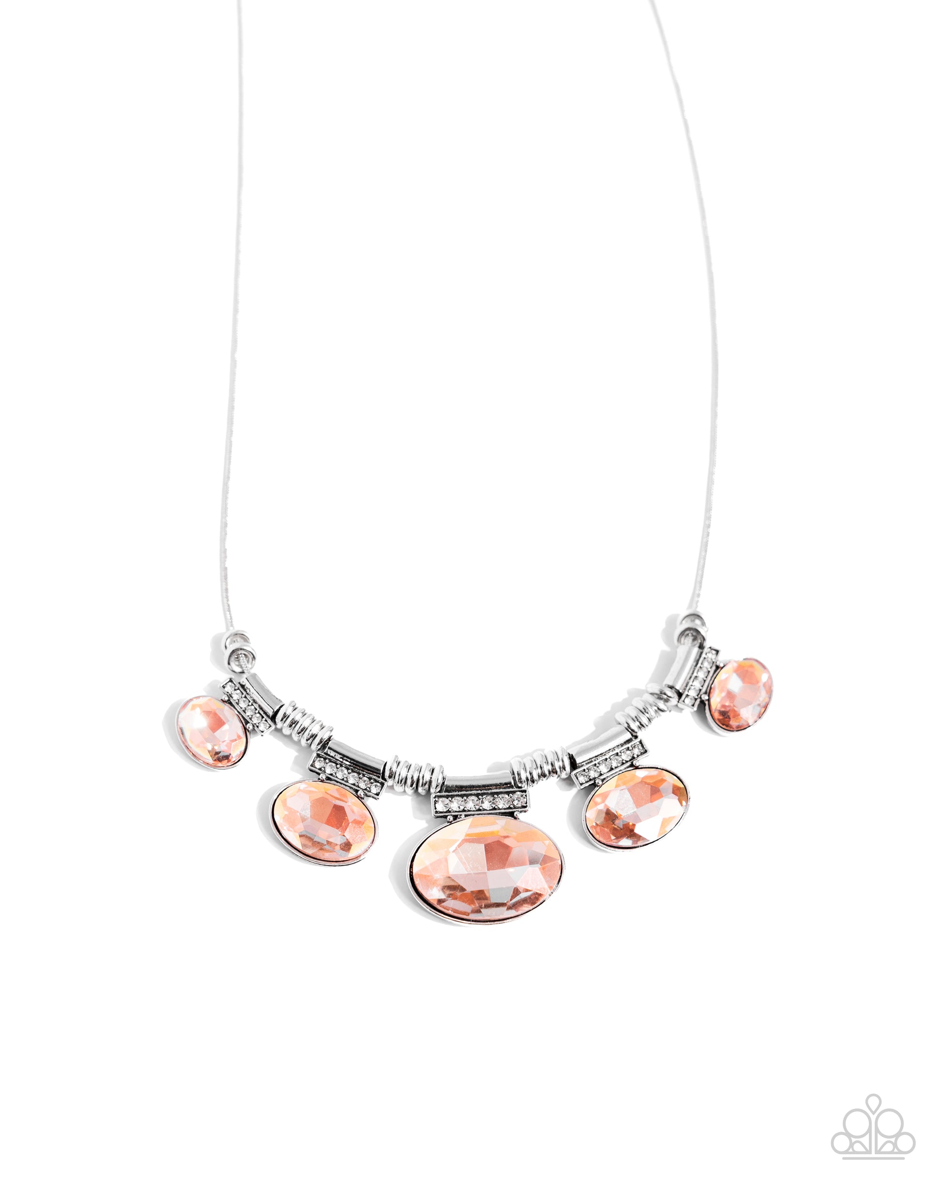 Socialite Status - orange - Paparazzi necklace