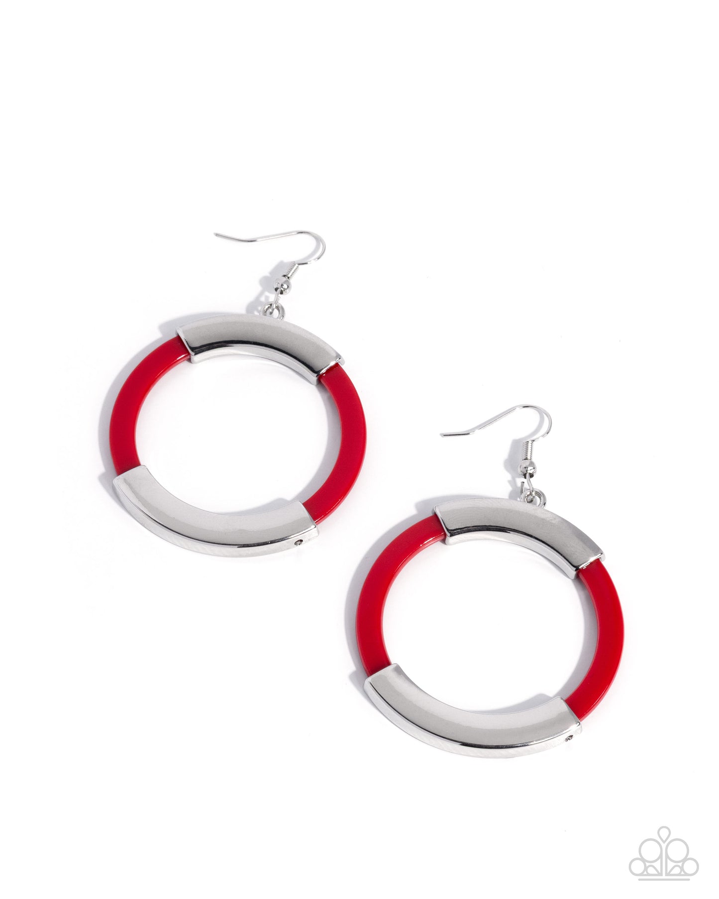 Socialite Sway - red - Paparazzi earrings
