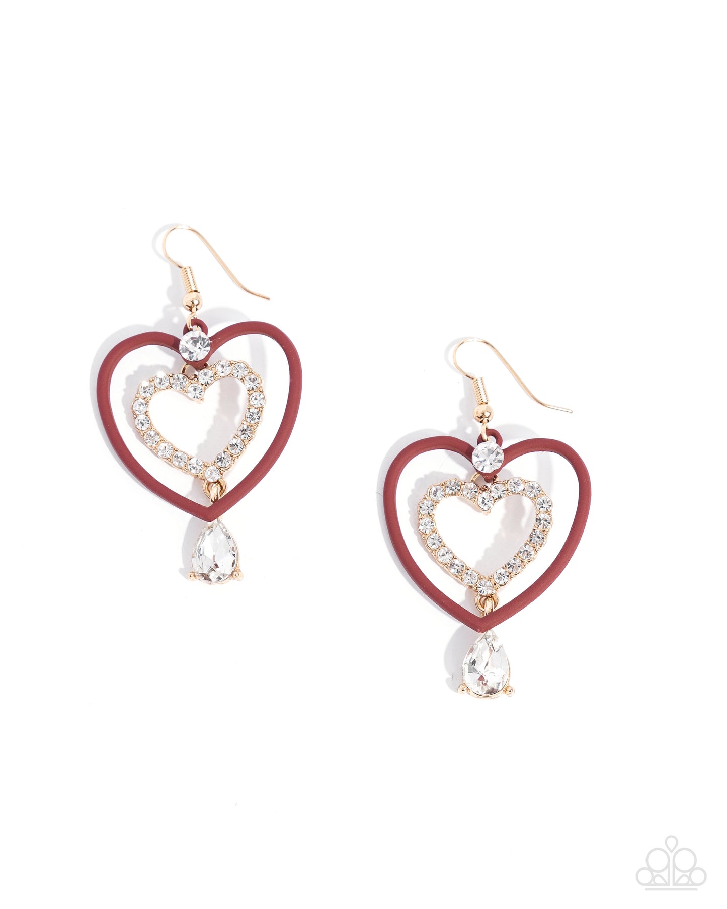 Soft and Sweet - red - Paparazzi earrings