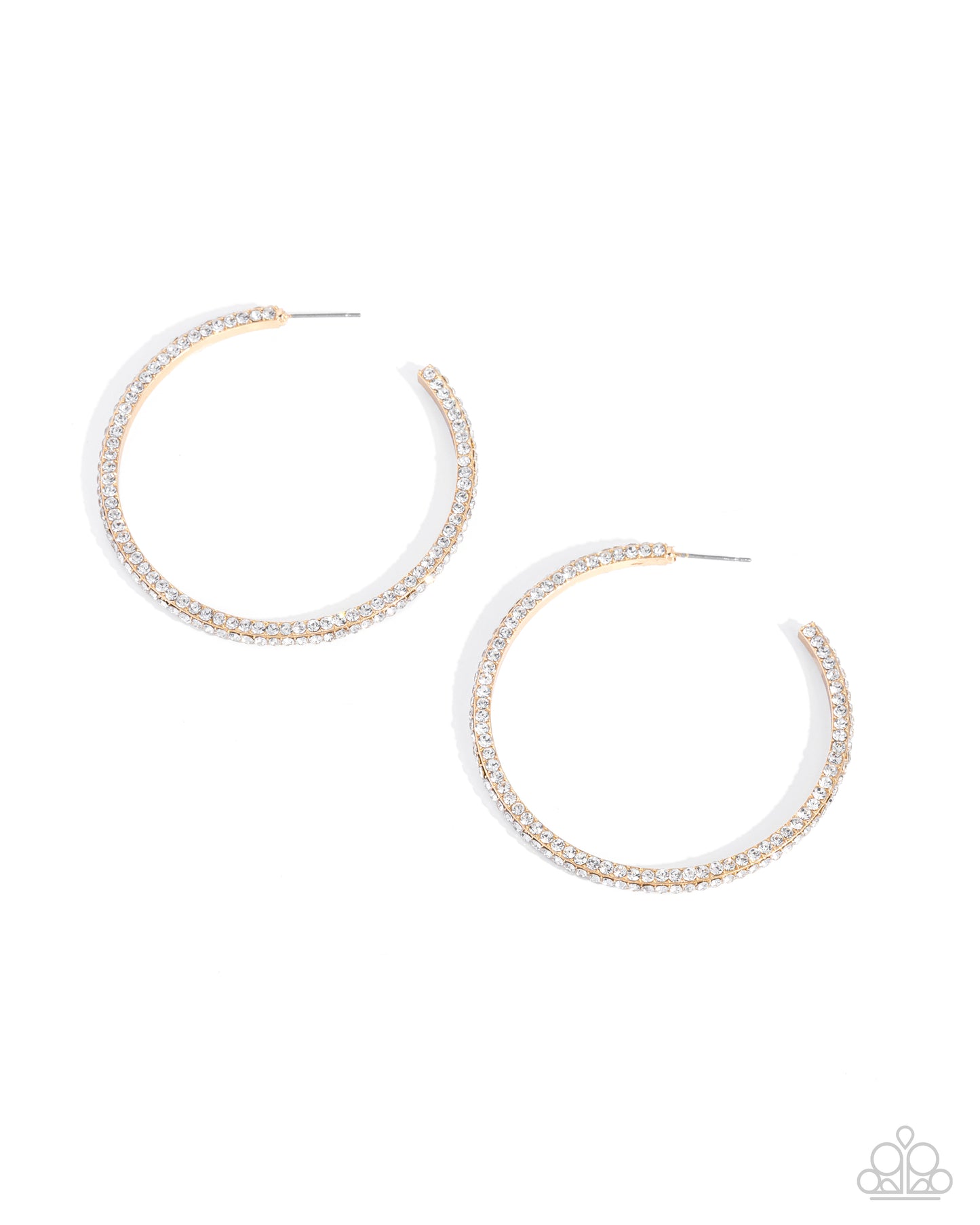 Solemn Shimmer - gold - Paparazzi earrings