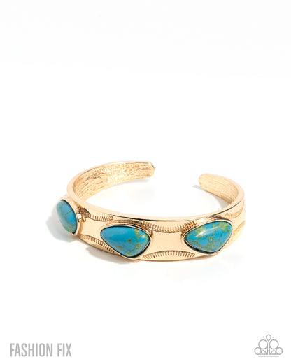 Solidly Grounded - gold - Paparazzi bracelet