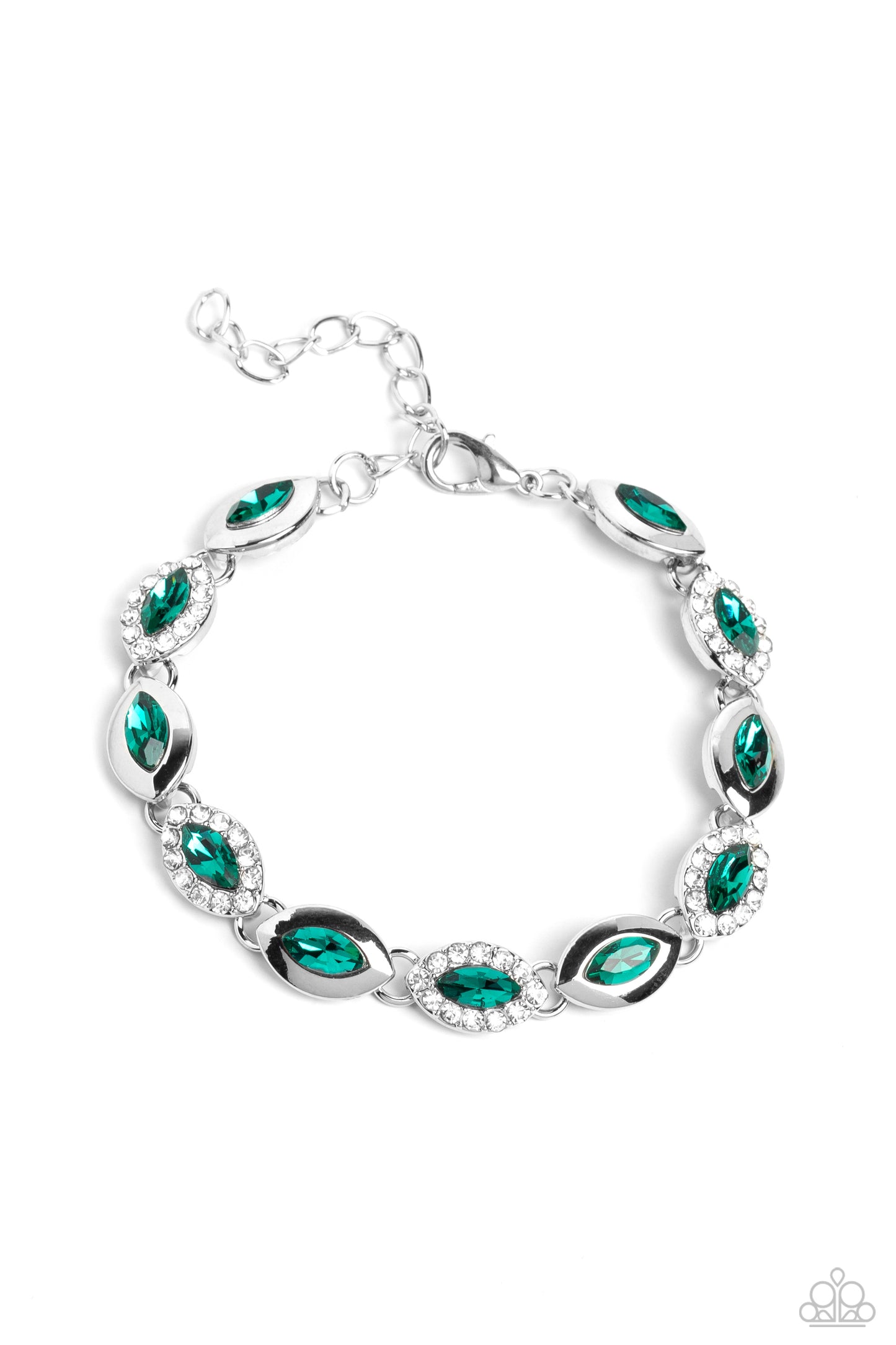 Some Serious Sparkle - green - Paparazzi bracelet