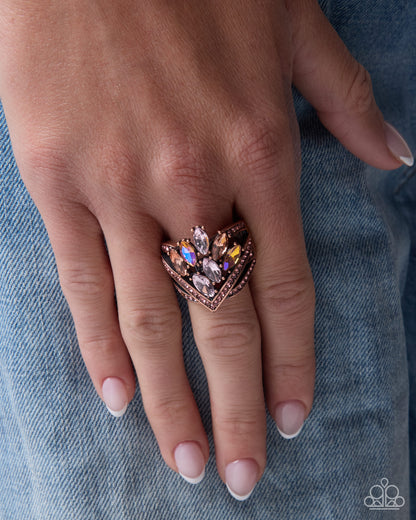 Some Serious Spunk - copper - Paparazzi ring