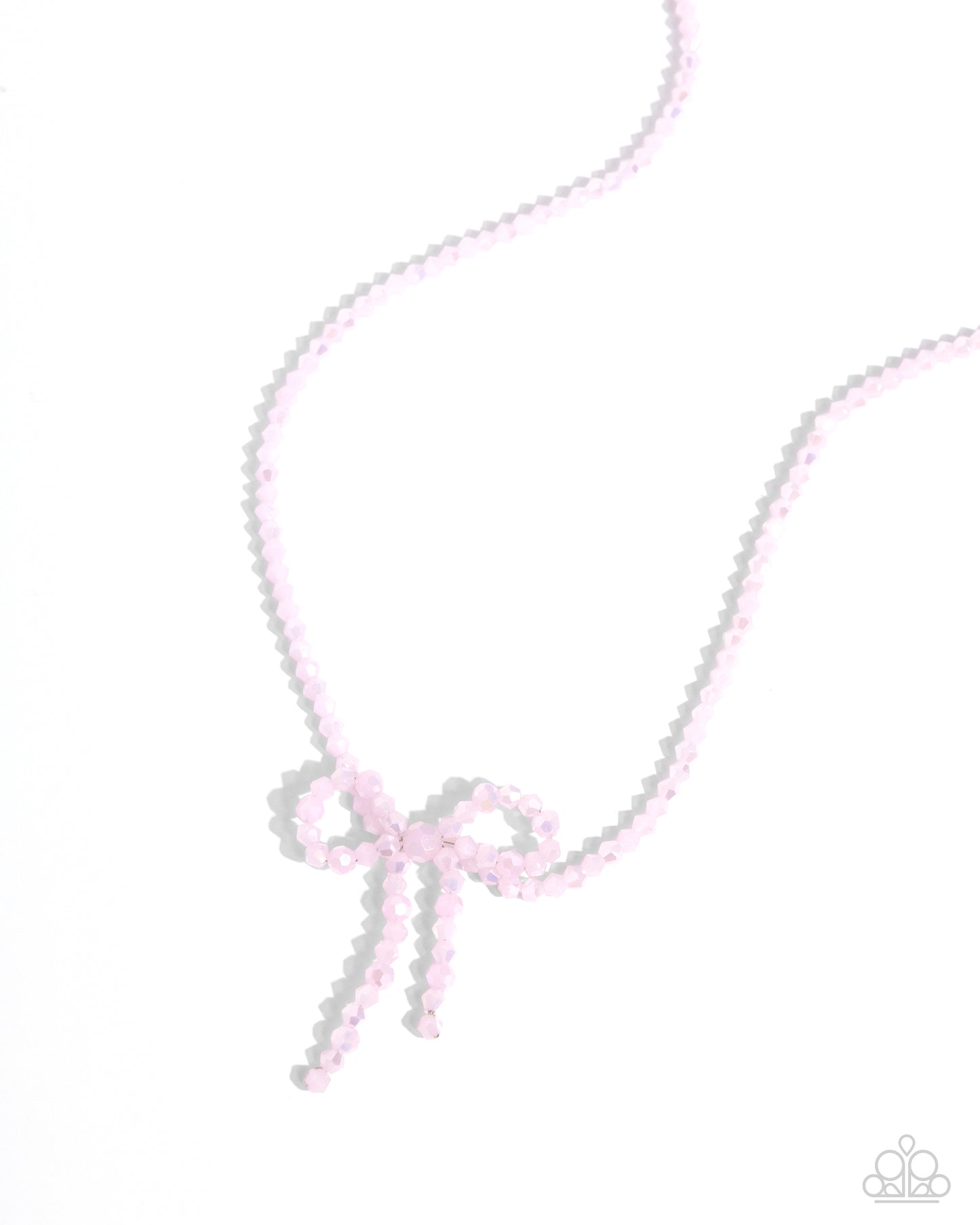 Somebody I Used to BOW - pink - Paparazzi necklace