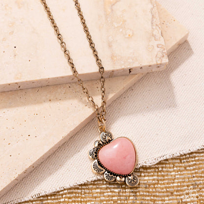 Something So BRIGHT - pink - Paparazzi necklace