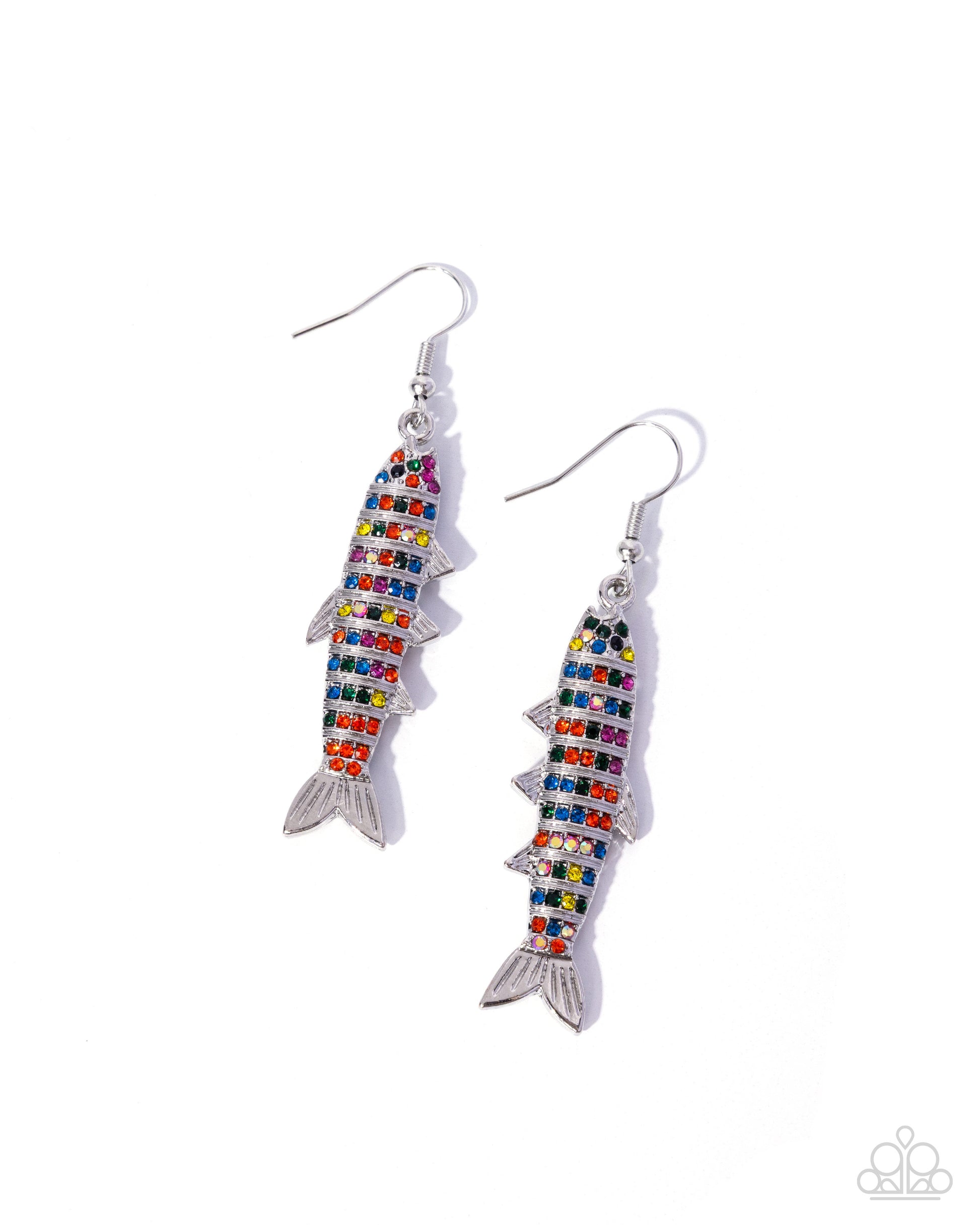 Sophisticated Sardine - multi (orange) - Paparazzi earrings