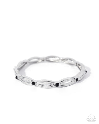 Sophisticated Satisfaction - black - Paparazzi bracelet