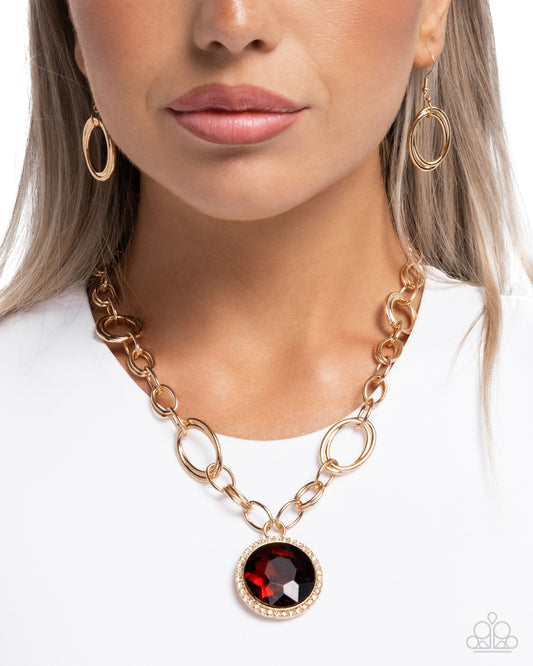 Sophisticated Statement - brown - Paparazzi necklace