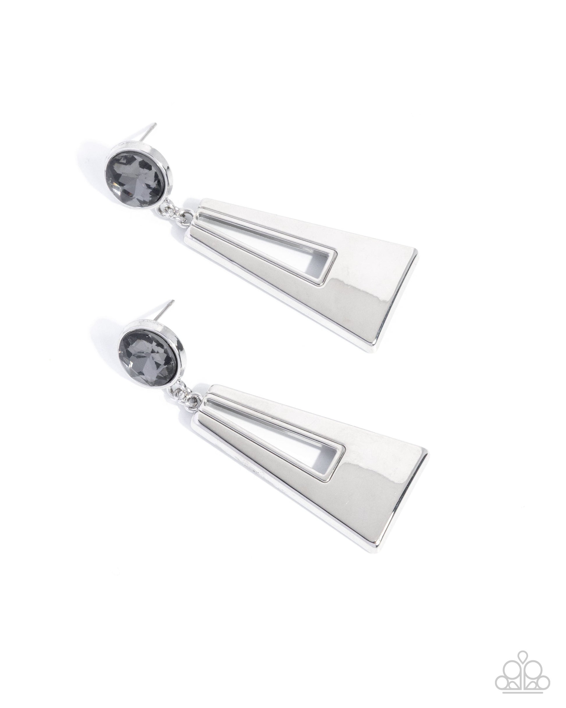Sophisticated Sway - silver - Paparazzi earrings
