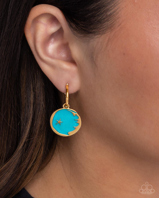 South Star - blue - Paparazzi earrings