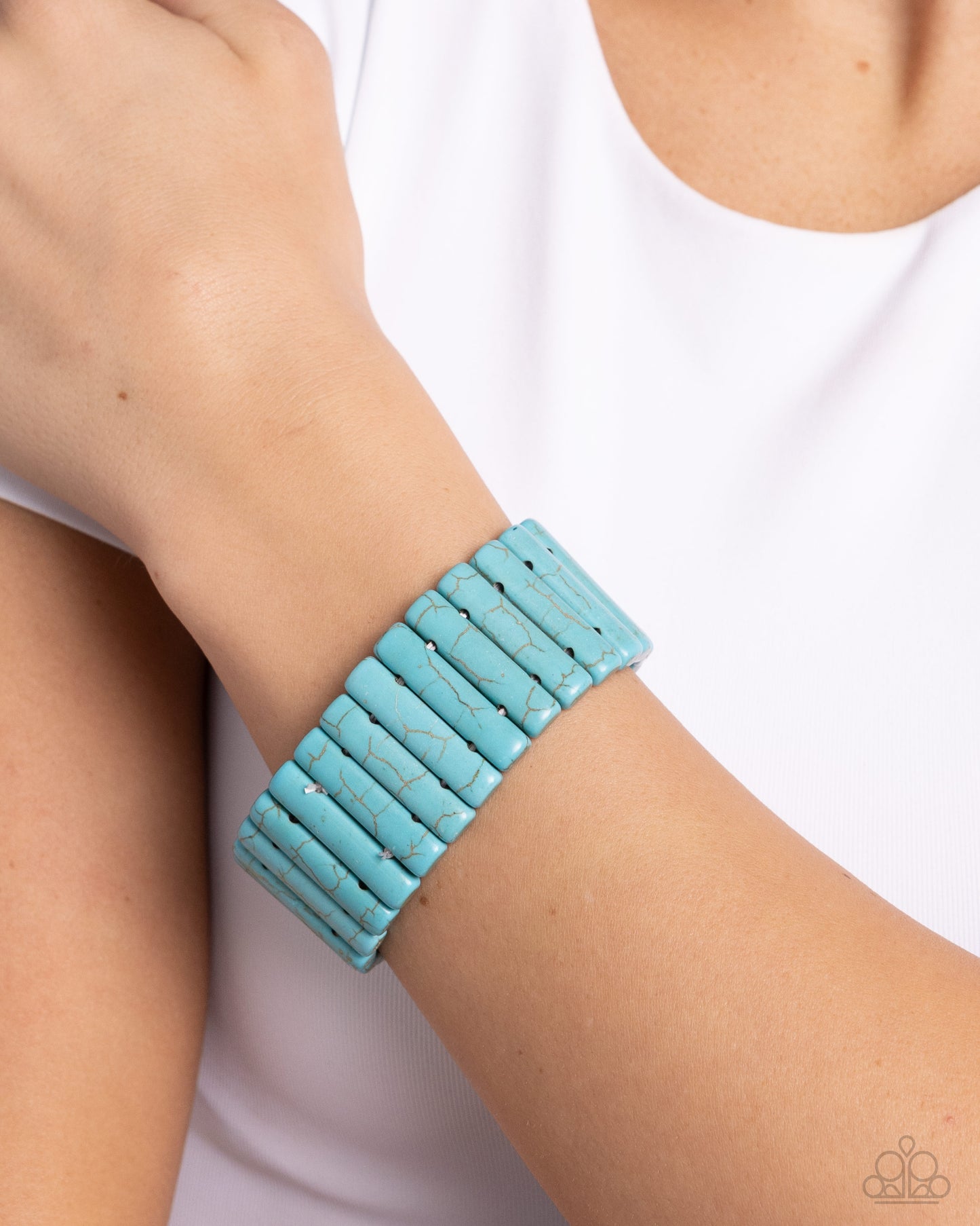 Southern Standing - blue - Paparazzi bracelet