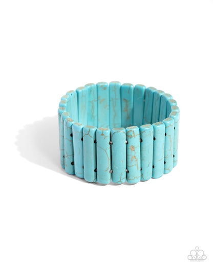 Southern Standing - blue - Paparazzi bracelet
