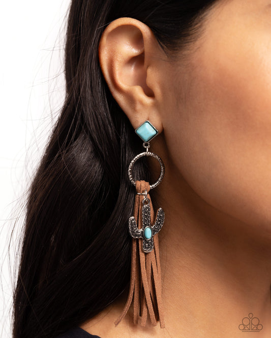 Southwestern Season - brown - Paparazzi earrings