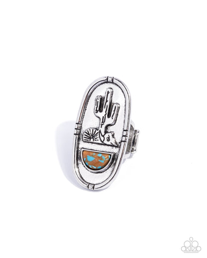 Southwestern Sketch - brown - Paparazzi ring