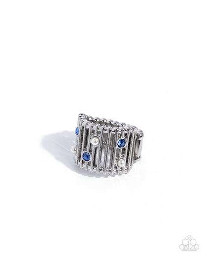 Sparkly Serenade - blue - Paparazzi ring