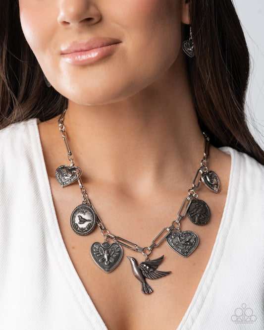Sparrow Social - multi - Paparazzi necklace