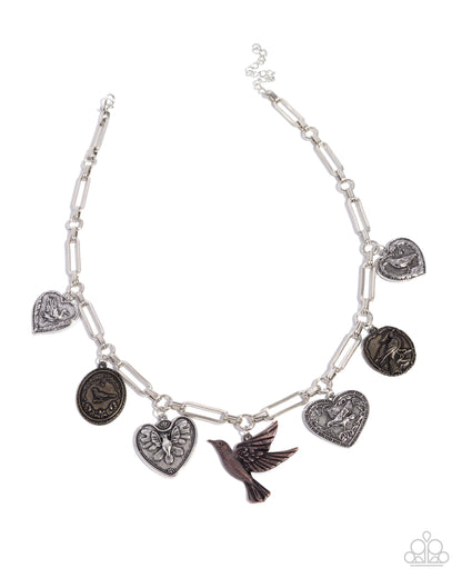 Sparrow Social - multi - Paparazzi necklace