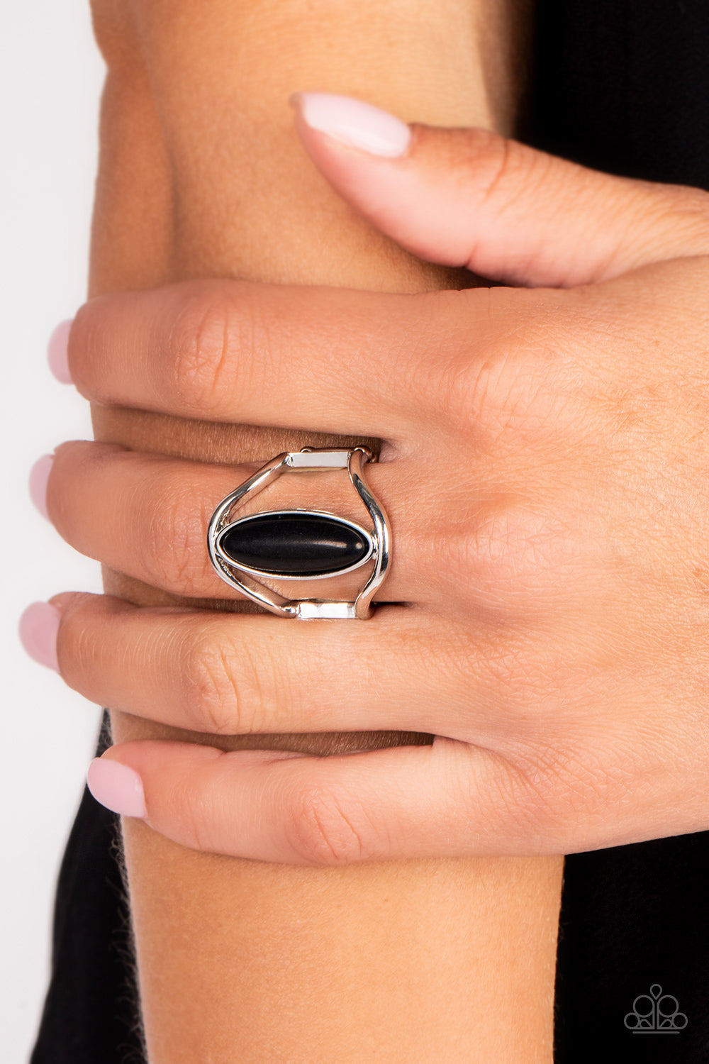 Spartan Stone - black - Paparazzi ring