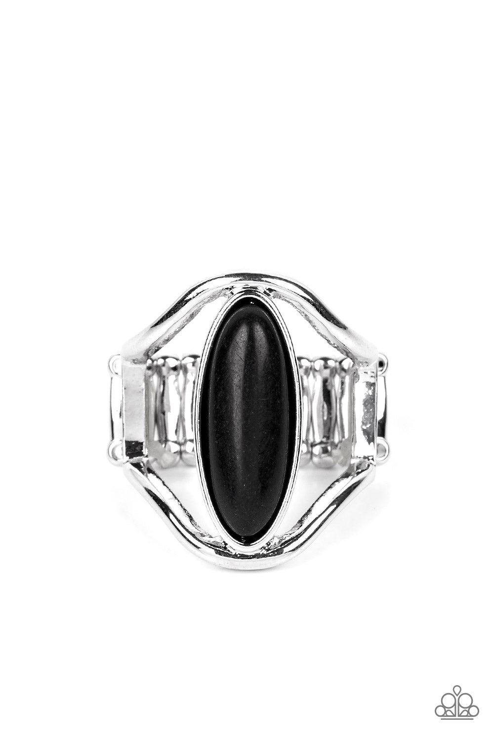 Spartan Stone - black - Paparazzi ring