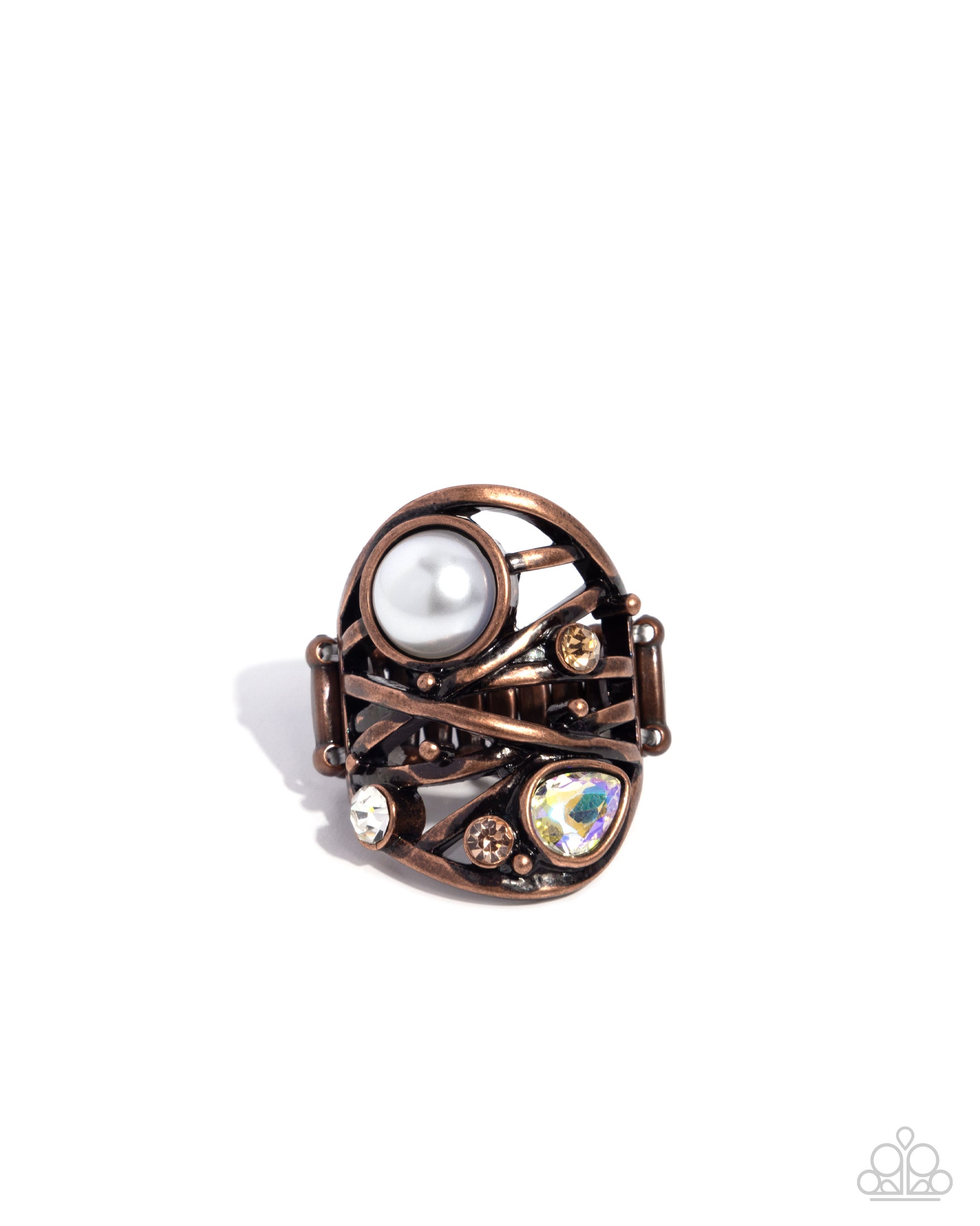 Specific Sovereign - copper - Paparazzi ring