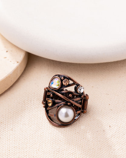 Specific Sovereign - copper - Paparazzi ring