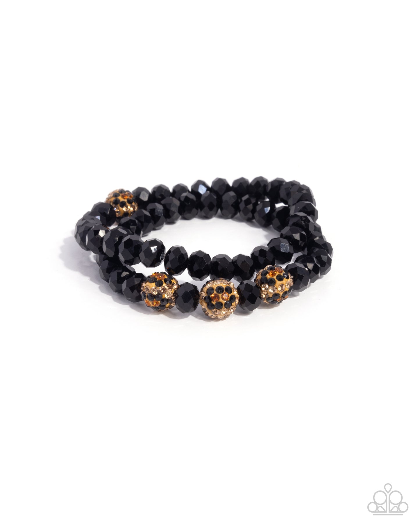 Speckled Sentiment - black - Paparazzi bracelet